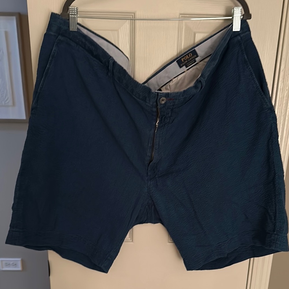 Ralph Lauren polo Blue Flat Front Shorts